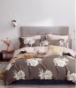 Marrisa Brown Floral 100% Cotton Comforter Set